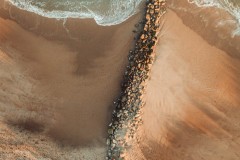 Aerial view of Mudeford, Christchurch, Dorset, United Kingdom